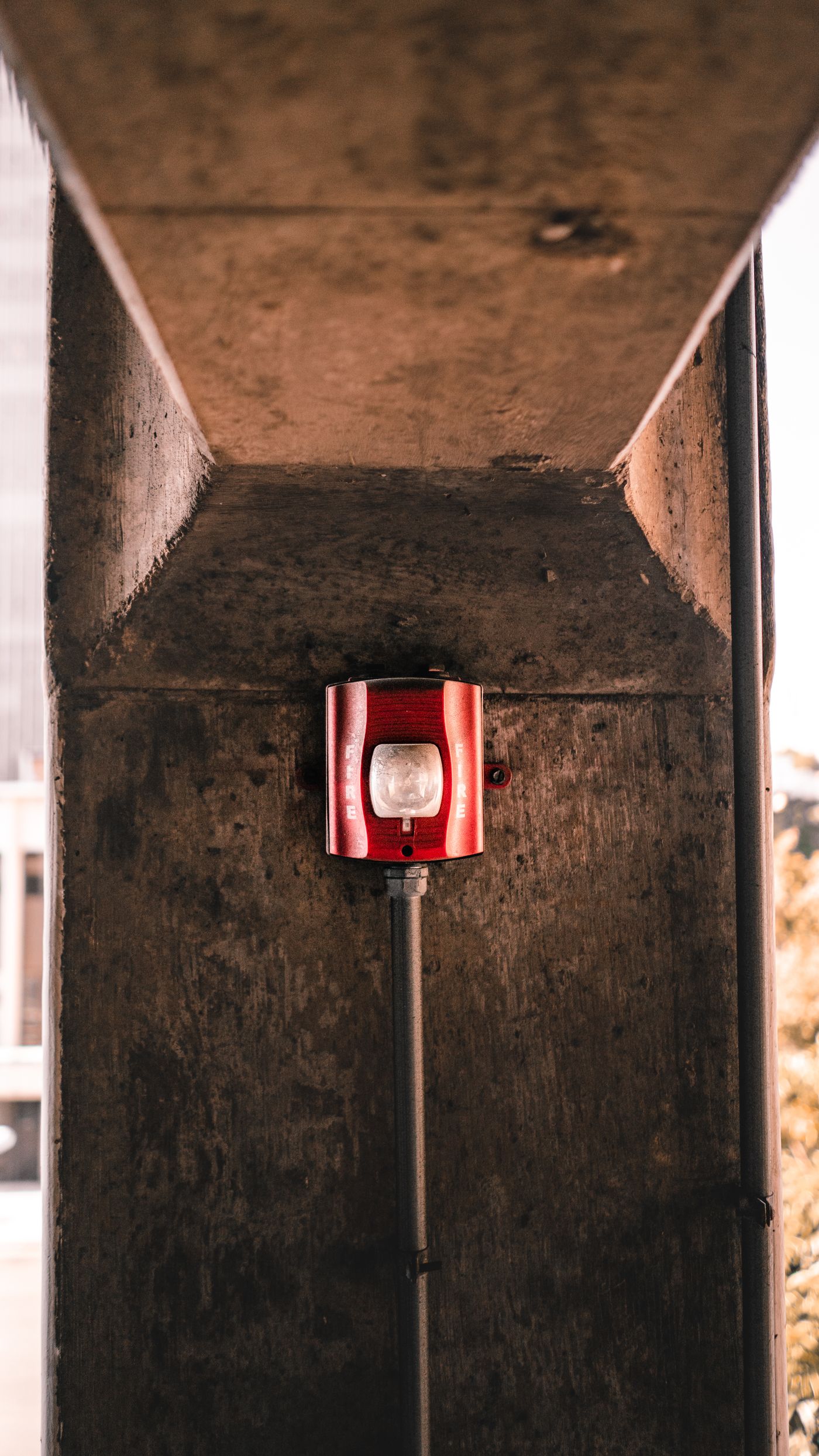 Call point in a historic building