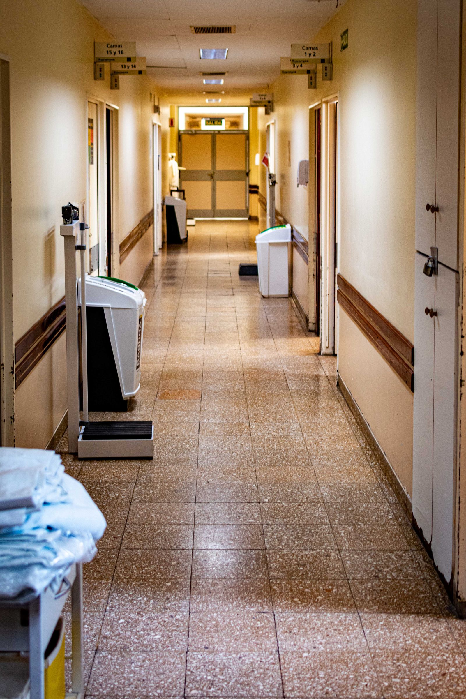 Care home corridor