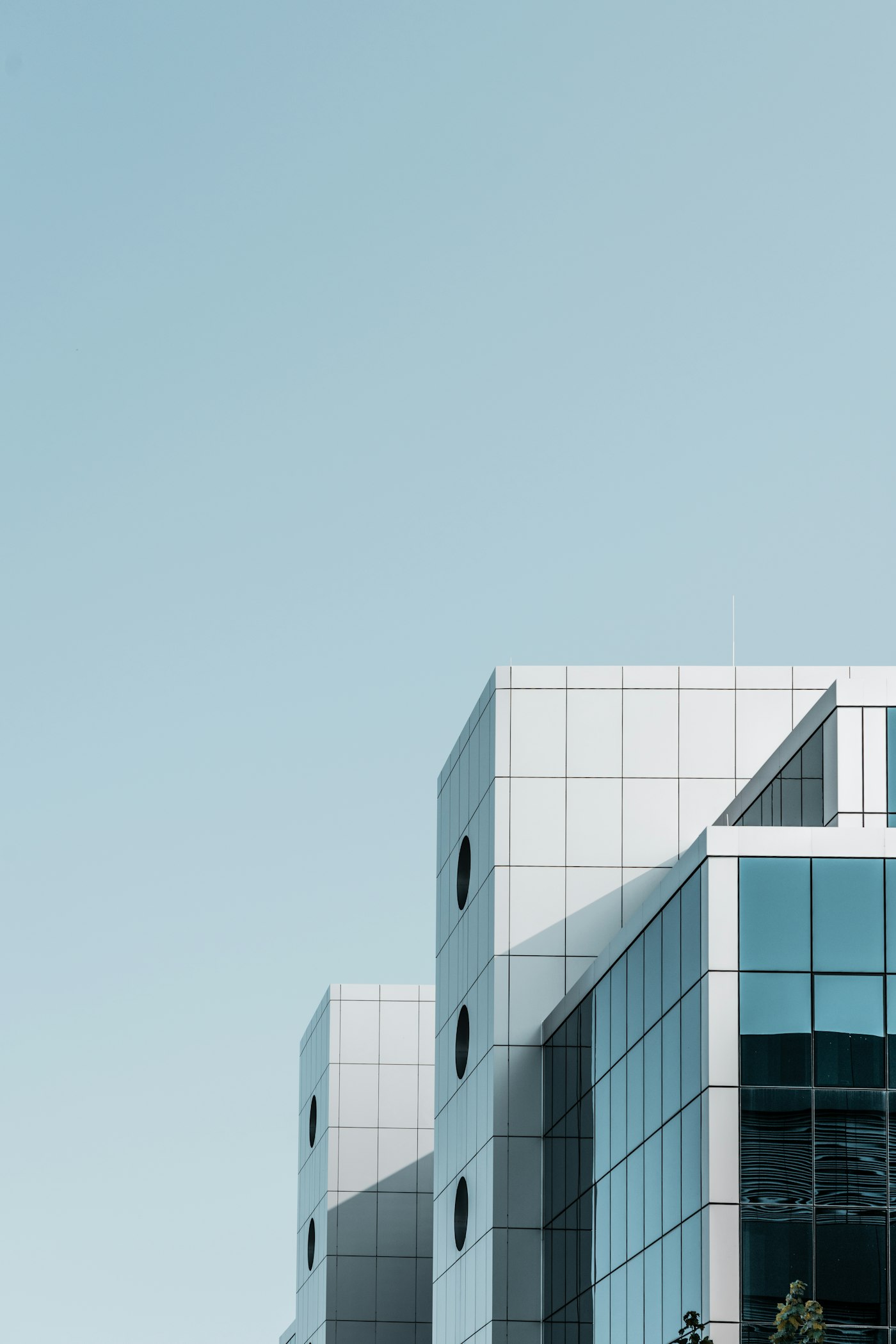 Modern commercial office building exterior